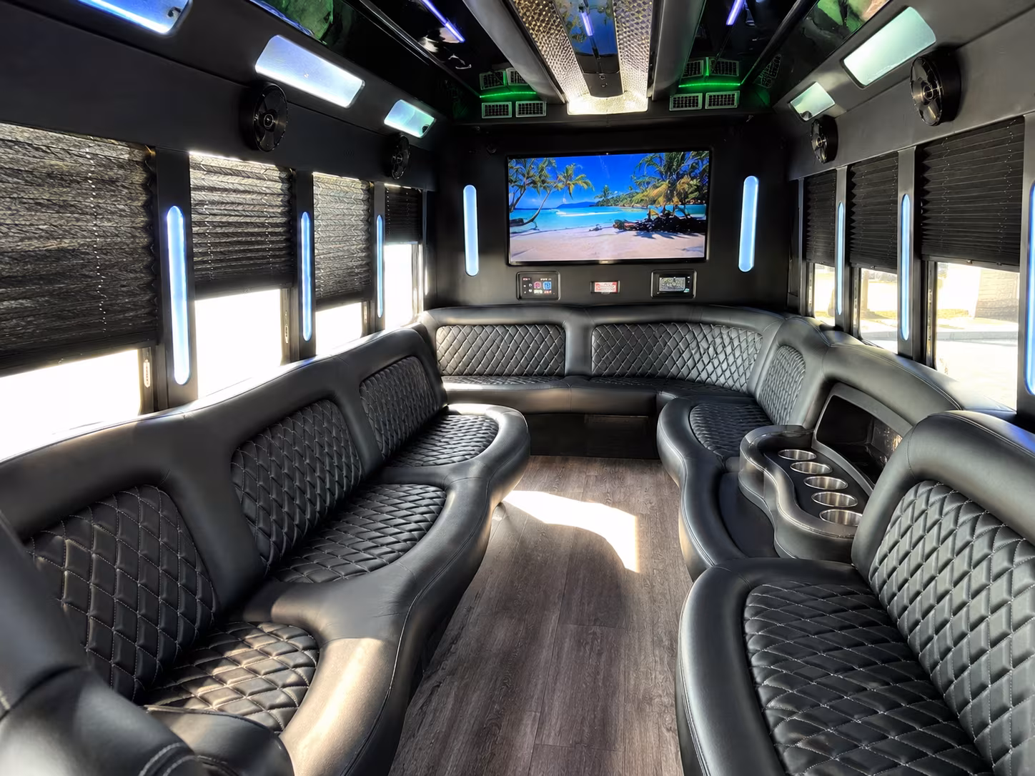 adams city high school prom groups love a party bus to denver venues