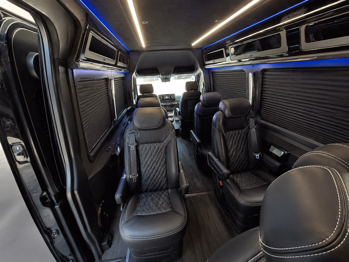 commerce city corporate event transportation onboard seating