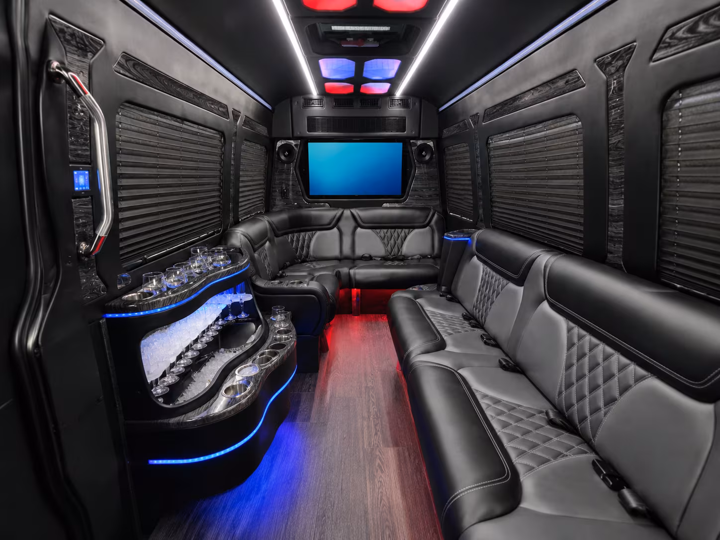 commerce city private event transportation onboard seating
