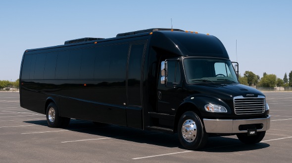 Exterior of Charter Bus Company Northglenn's 35 Passenger Minibus in Northglenn