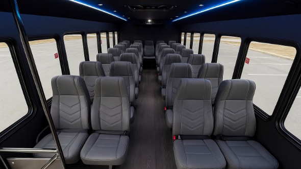 commerce city 15 passenger minibus inside
