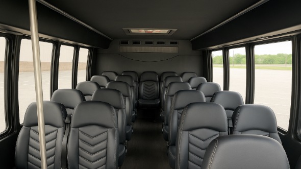 commerce city 25 passenger minibus interior