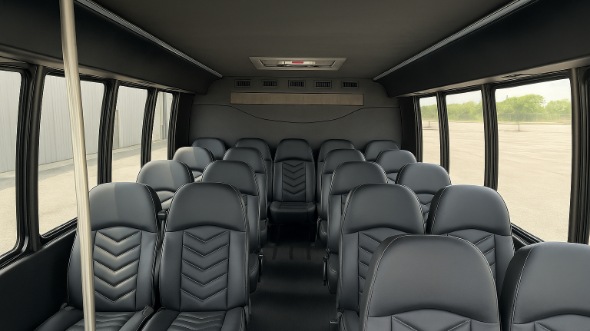 commerce city 30 passenger minibus inside