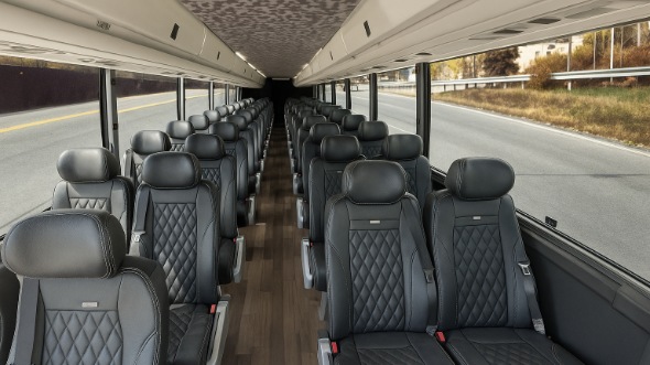 commerce city 30 passenger minibus interior