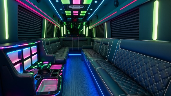 commerce city party bus rental inside