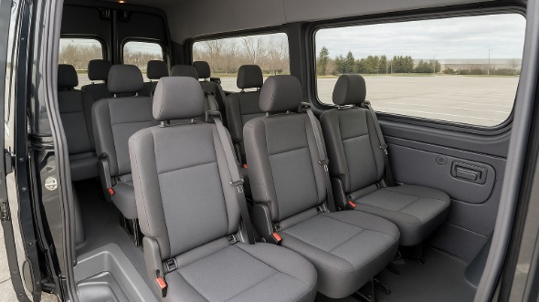 commerce city sprinter van with driver interior